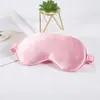 Mascarilla de Seda de Doble Cara para Dormir, Aviación, Transpirable, Bloqueadora de Luz, Compresa Caliente de Seda de Morera, Compresa Fría, Mascarilla de Seda de Hielo al por Mayor