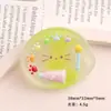 Accesorios de Resina para Manualidades de Dibujos Animados Accesorios Pigmento Transparente de Color Placa de Pintura Gel de Crema Pasador Hecho a Mano Funda para Teléfono Móvil Hebilla de Zapato Accesorios