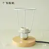 Soporte Cónico de Alambre de Hierro para Pantalla de Lámpara Portalámparas E27 Material para Manualidades DIY Marco de Hierro Accesorios para Lámparas de Círculo