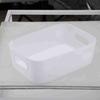 Caja de almacenamiento de escritorio, caja de almacenamiento para el hogar, marco organizador de ropa para refrigerios, caja de almacenamiento de plástico para la sala de estar del hogar