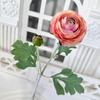 Fábrica nova flor artificial de 2 cabeças Orvalho Lotus casamento salão local decoração paisagem flor falsa atacado vendas diretas