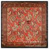 Bufanda de seda Mai Tong 60cm estilo bohemio retro anacardo neutro unisex bufanda de seda pequeña bufanda cuadrada mayoreo