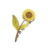 Horquilla de pelo con forma de girasol para mujer, estilo coreano de verano, de alta gama, con forma de tiburón