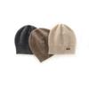 Gorro de cachemira 100% pura, para otoño e invierno, nuevo, de siete pines, grueso, de color sólido, sencillo y cálido, para hombres y mujeres.