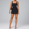 Vestido Novo Cross-Border para Esportes de Corrida ao Ar Livre Feminino Falso Duas Peças Anti-Exposição Roupa Fitness Saia de Tênis com Bolso