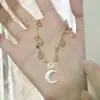 Estilo Chinês ~ Lua da Montanha Sobre Lua Crescente Pulseira Feminina ins Luxo Leve Design de Nicho Pulseira Ajustável Inteligente para Melhores Amigas