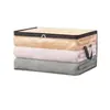 Bolsa de almacenamiento transparente de PVC para edredones, plegable, para ropa y edredones, caja de almacenamiento debajo de la cama, Amazon Transfronterizo