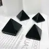 Adornos de pirámide de cristal de piedra natural directo de fábrica decoración de escritorio de oficina Artesanía de la fortuna Productos de corte de piedra