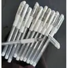 Recambios de Pluma de Color para Dar Forma a las Cejas Transfronterizos para Tatuaje, Blanco, Rojo Rosado, Rosa, Morado Plumas de Gel, Pluma de 0.5 mm, Pluma Blanca de 0.8 mm