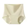 Calcinhas Femininas de Algodão Puro de Cintura Alta Plus Size, 100% Algodão, Gancho Estendido, Antibacteriana 10A, para Mulheres Curvilíneas, Cuecas de Controle de Barriga 100kg