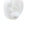 Pendientes Pequeños de Serpiente con Textura de Titanio Astmf-136 Titanio G23 Rosca Interna de Titanio Labio Pulido Piercing para Labio Accesorios de Joyería para Piercing Cabeza