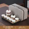 Set Navideño Personalizado, Juego de Té Tetera Retro Rima Antigua Qingshan, Juego de Preparación de Té de Lujo Ligero con Bandeja de Té, Regalo para Empresas al por Mayor