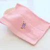 Toalla Infantil Jielia Algodón Suave Absorbente Color Liso Algodón Toalla Infantil Bordado Supermercado Venta al por Mayor Compra Grupal Bienestar 3113