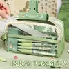 Estojo de Lápis Guofeng Grande Capacidade Resistente à Sujeira para Meninas Alunos do Ensino Fundamental Recompensa Traje de Papelaria Antiga Guofeng Pequeno Presente