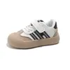 Sapatos de Plataforma Infantil Novo Estilo Primavera Sapatos Casuais para Criança 2025 Antiderrapantes Sapatos Sociais para Meninas Sapatos de Velcro Infantil para Meninos Tendência