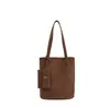 Bolso con Patrón Tejido de Nicho para Mujer 2026 Nuevo de Moda Otoño Retro para Viajes Diarios Bolso de Hombro Único Bolso Cubo Exquisito