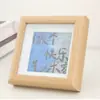 Marco de fotos pequeño estilo pintura al óleo, regalo de graduación, decoración de mesa para cumpleaños, para mejores amigos, adorno 3D para escritorio de dormitorio