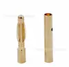 Enchufe banana chapado en oro de cobre puro para modelo de avión 3.5/4.0/6.0MM conector de motor ESC