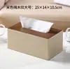 Caja de pañuelos multifuncional de cuero con logo personalizado, caja de almacenamiento de escritorio compartimentada, organizador de control remoto y bolígrafos para hotel, caja dispensadora de pañuelos