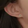 Pendientes de Estrella de Cinco Puntas con Diseño de Nicho de Plata de Ley S999 Pendientes con Cierre de Rosca para Mujeres que No Necesitan Quitárselos al Dormir