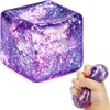 Copos de Nieve Cubitos de Hielo Agradables Cubitos de Hielo Juguete Squishy de Maltosa Juguete Squishy de Concha Marina Gadget de Alivio del Estrés de Rebote Lento