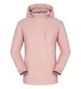 Jaqueta Fina de Outono para Homens e Mulheres, Casual ao Ar Livre com Capuz e Gola Alta, Jaqueta Soft Shell para Team Building e Montanhismo com Logo Estampado