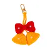 Llavero de Campana de Navidad de Peluche Original, Lindo Llavero de Navidad, Colgante de Bolso de Lujo Accesible, Regalo Navideño
