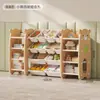Estante Organizadora de Brinquedos para Crianças Estante de Armazenamento para Bebês Organizador de Classificação Multi-Camadas Armário de Armazenamento Doméstico Estante para Livros Ilustrados