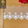 Nuevo Estilo Malla Leche Seda Encaje 8.5cm Blanco Bordado Soluble en Agua Tela de Malla Textil para el Hogar Accesorios de Encaje Lolita