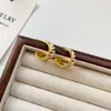 Brincos Exquisitos Gota de Óleo Estilo Francês para Mulheres, Ins Nicho High-End Luxo Leve Personalidade Temperamento Versátil Novos Brincos