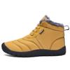 Botas de Nieve de Terciopelo para Exterior Nuevas de Invierno Suela Gruesa Antideslizante Engrosadas Impermeables Cálidas Zapatos de Algodón para Pareja Zapatos de Hombre de Caña Alta
