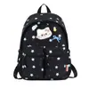 Mochila Escolar Gran Capacidad Mochila Patrón de Estrellas Mochila Versátil Viaje Diario Bolsa Escolar para Estudiante