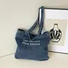 Bolsa Jeans Casual Estilosa Xiaomi de Grande Capacidade para Mulheres 2026 Nova Bolsa de Ombro Única para o Dia a Dia Leve Bolsa Tote para Estudantes Universitários