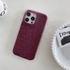 Funda de piel de cocodrilo para Apple Promax de 16" y iPhone 15, de alta gama, resistente a caídas de 14" y 13" de lujo para hombre.