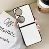 Adequado para Huawei pocket2 Capa de Celular Dobrável Huawei P50 Pocket com Anel de Desenho em Couro Criativo