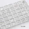 Diamante Dongzhou para Nail Art 10*8mm Oval Flor de Gelo Fundo Pontiagudo Diamante Acessórios para Joias DIY Super Brilhante Diamante Triturado para Unhas