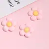 Toma una flor fresca pequeña resina joyería accesorios gel crema accesorios para el cabello agujero zapatos accesorios diy venta directa de fábrica al por mayor