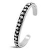 Popular europeu e americano moda dominador totem caveira pulseira personalidade masculina punk pulseira em forma de C vendas diretas da fábrica