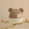 Gorro de bebé otoño e invierno para bebé recién nacido niño gorro de punto cálido invierno niños niñas protección para los oídos gorro de lana