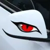Dominantes y Personalizados Pegatinas de Coche Aterradoras, Pegatinas Decorativas para Espejo Retrovisor de Coche Ojo de Raptor, Pegatinas Creativas Impermeables que Cubren Rayones