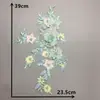 Accesorios para Ropa Flor Tridimensional Perla Encaje Lentejuela Encaje Cuello Decoración Bordada Accesorios para Ropa DIY