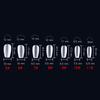 Uñas Cortas Estilo Japonés Uñas Delgadas Estilo Coreano Sin Pliegues 500 Piezas Tamaño Corto Ovaladas Cuadradas Trapezoidales Uñas Portátiles
