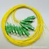 Coleta de fibra óptica de 12 núcleos cabeza cuadrada cabeza redonda cola de haz cuadrado pequeño cable de fibra óptica SC/LC/FC cabeza redonda material de bajo humo libre de halógenos