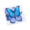 Pegatina de mariposa de simulación decoración creativa corazón de niña material para diario de mano pegatina PET alto valor de color collage artístico