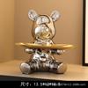 Decoração de armazenamento de urso violento no atacado para corredor, sala de estar, armário de vinho, mesa, decoração de casa, cerâmica de luxo leve, artesanato