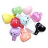 Accesorios de resina de conejo lindo tridimensional de color sólido, accesorios para el cabello de gel crema para bricolaje, colgante de carcasa de teléfono móvil, materiales de decoración en vivo