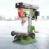 Suministro de Taladro y Fresadora Pequeño de Escritorio de Grado Industrial Zx7016, Máquina Multifunción Todo en Uno con Transmisión por Correa
