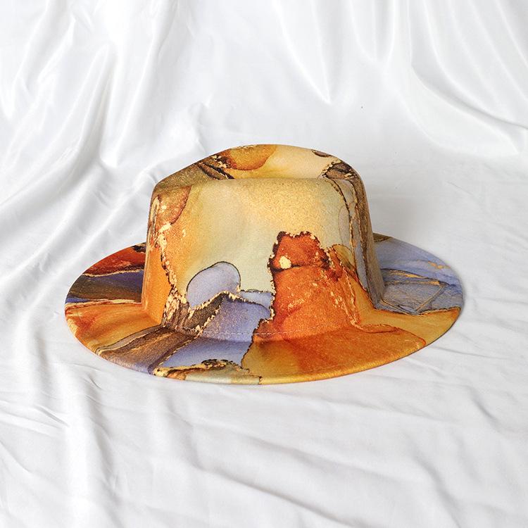 时尚鎏金大理石纹礼帽 (2)