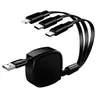 Suporte Dobrável de Terceira Geração Cabo de Dados Duplo para Um 240W Cabo de Carregamento Rápido USB Trançado Compatível com Apple Tipo-C Duplo