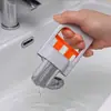Mini esfregão, uma ferramenta de limpeza que substitui panos para limpar mesas de escritório, um produto conveniente para pessoas preguiçosas limparem janelas no banheiro e uma esponja para limpar mesas.